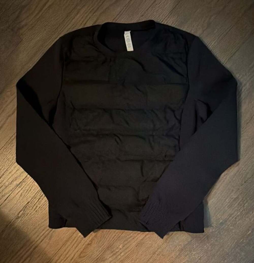 Lululemon Down and Around Crew Black Pullover